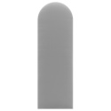20x60 cm Jasny Szary Welur Panel Tapicerowany
