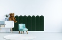 20x80 cm Butelkowa Zieleń Welur Panel Tapicerowany