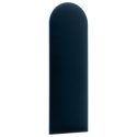 20x80 cm Granatowy Welur Panel Tapicerowany