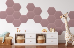 26x30 cm Różowy Magic Velvet Panel Tapicerowany