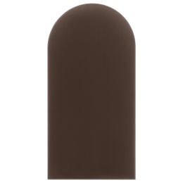 30x100 cm Brązowy Welur Panel Tapicerowany