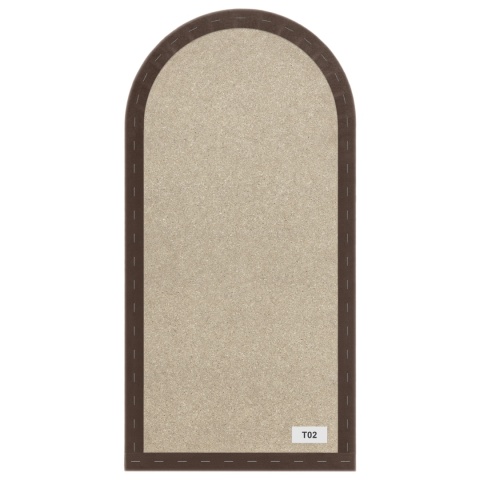 30x100 cm Brązowy Welur Panel Tapicerowany 30x100 cm Brązowy Welur Panel Tapicerowany