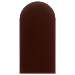 30x60 cm Bordowy Welur Panel Tapicerowany