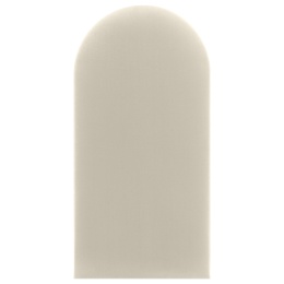 30x80 cm Kremowy Welur Panel Tapicerowany