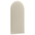 30x80 cm Kremowy Welur Panel Tapicerowany