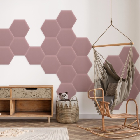 35x40 cm Różowy Magic Velvet Panel Tapicerowany