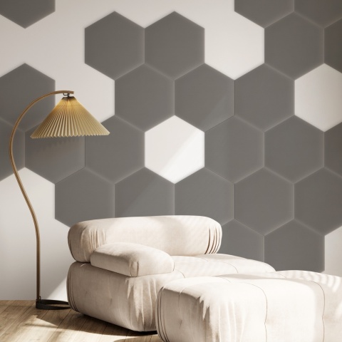 35x40 cm Szary Magic Velvet Panel Tapicerowany