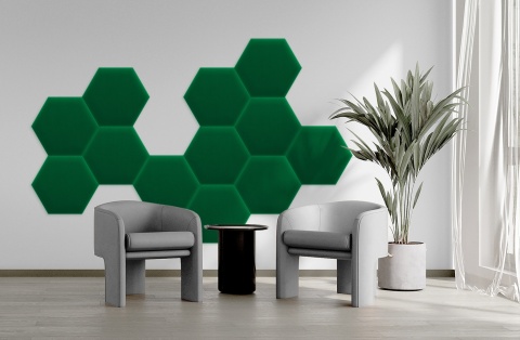 35x40 cm Zielony Magic Velvet Panel Tapicerowany