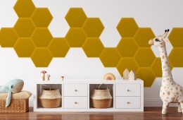 35x40 cm Żółty Magic Velvet Panel Tapicerowany