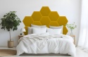 35x40 cm Żółty Magic Velvet Panel Tapicerowany