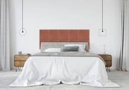 50x50 cm Brudny Róż Welur Panel Tapicerowany