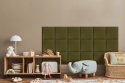 50x50 cm Khaki Welur Panel Tapicerowany